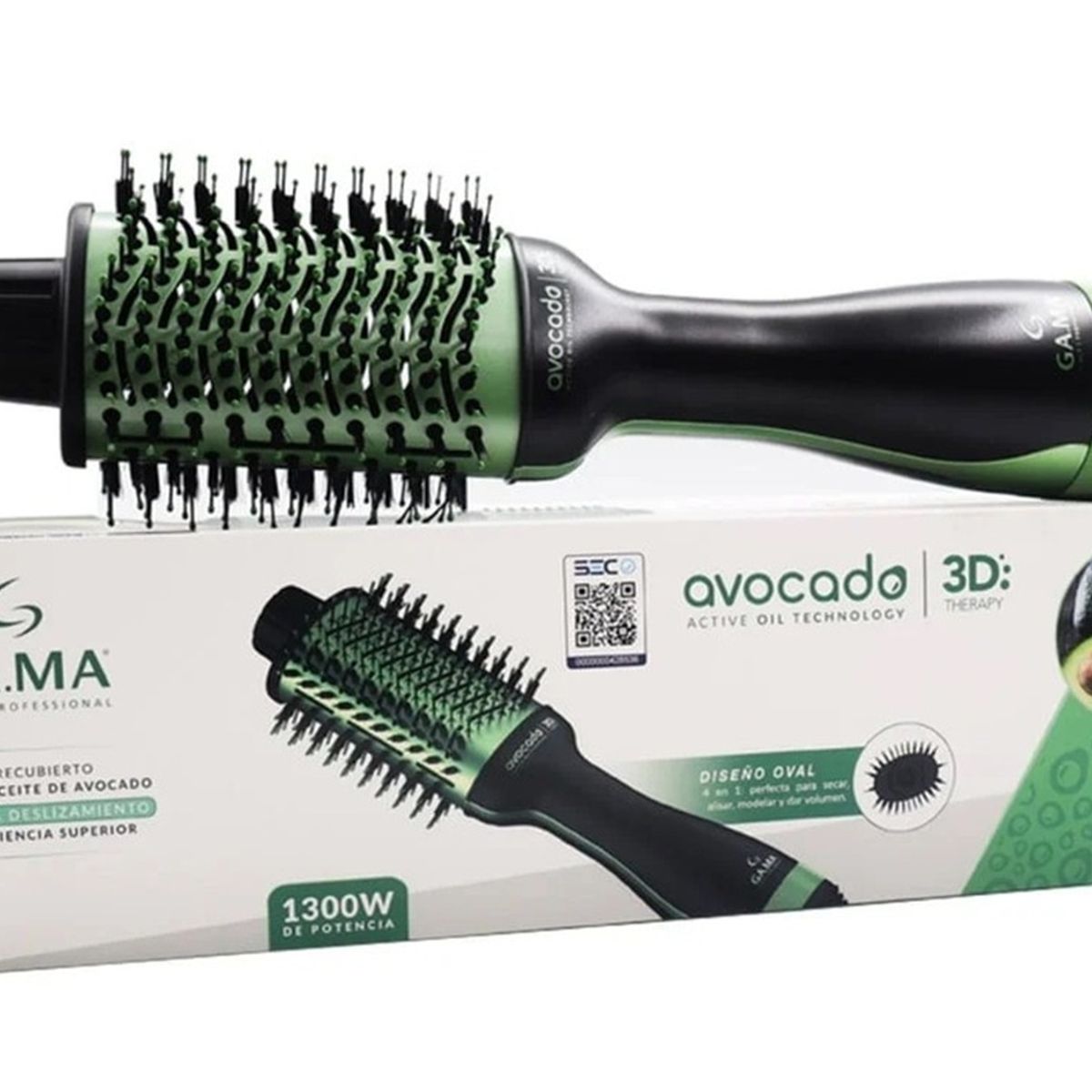 Gama - Cepillo Modelador Avocado Power Brush 3D  HDCBR0000000468