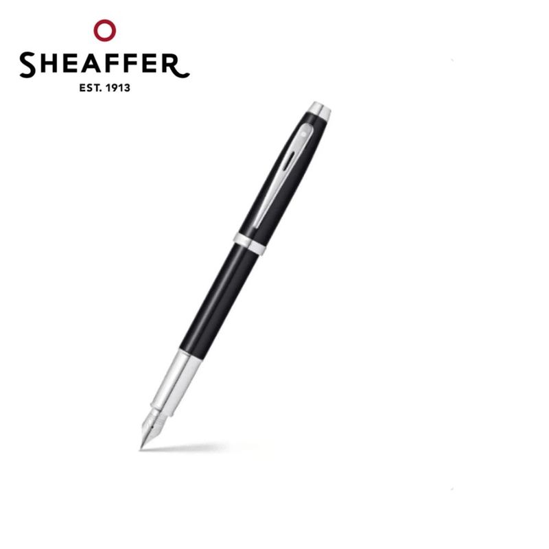SHEAFFER - Pluma Fuente Sheaffer Serie 100 Negro punto mediano