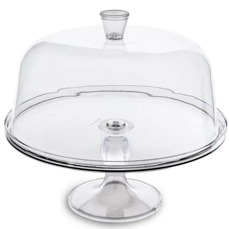 ICHIMATSU - Porta Torta de Acrílico con Tapa 29 cm-Ichimatsu