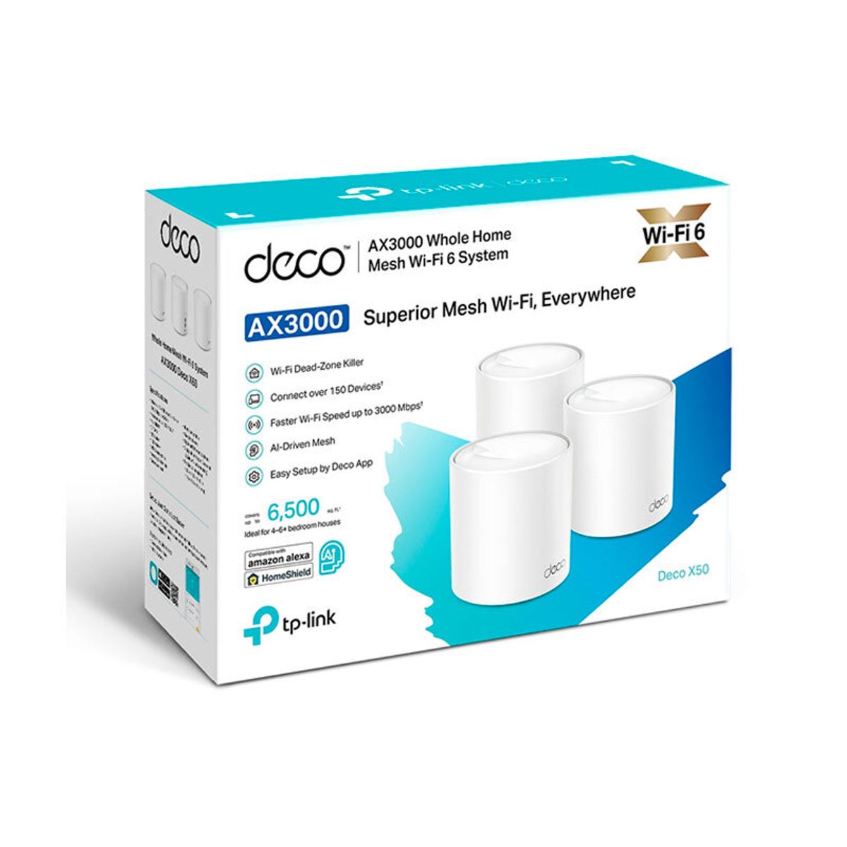 TP LINK - MESH TP-LINK AX3000 DECO X50-3 WIFI 6 KIT X 3