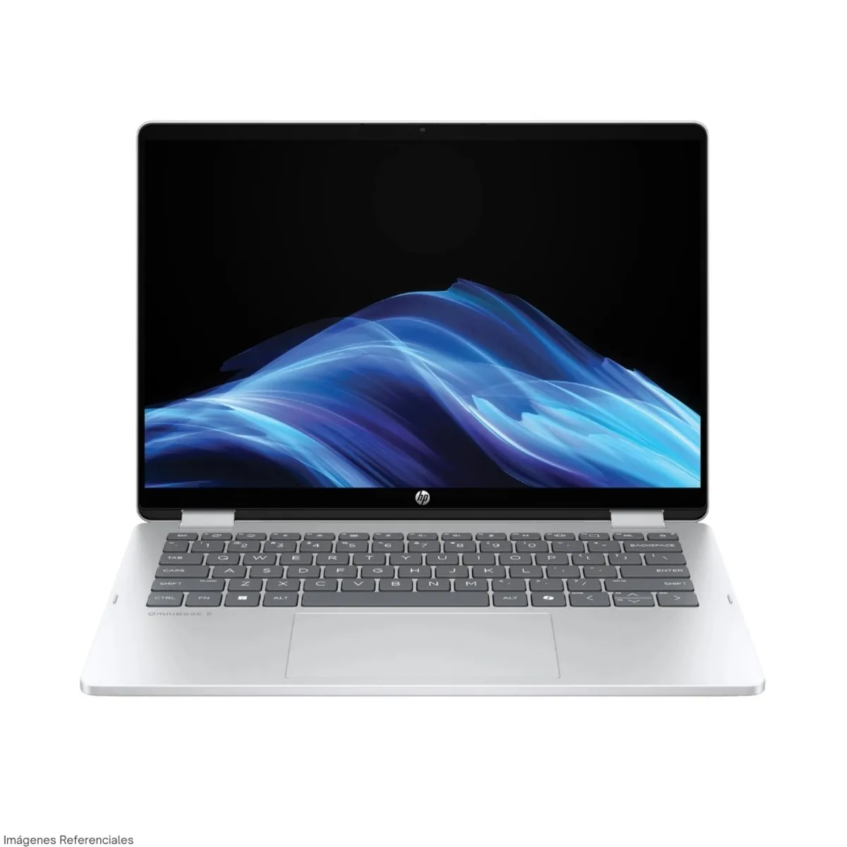 HP - Laptop HP OmniBook 5 Flip 14-FP0013DX Intel Core 5 120U 8GB RAM 512GB SSD 14" 2K Touch - Silver