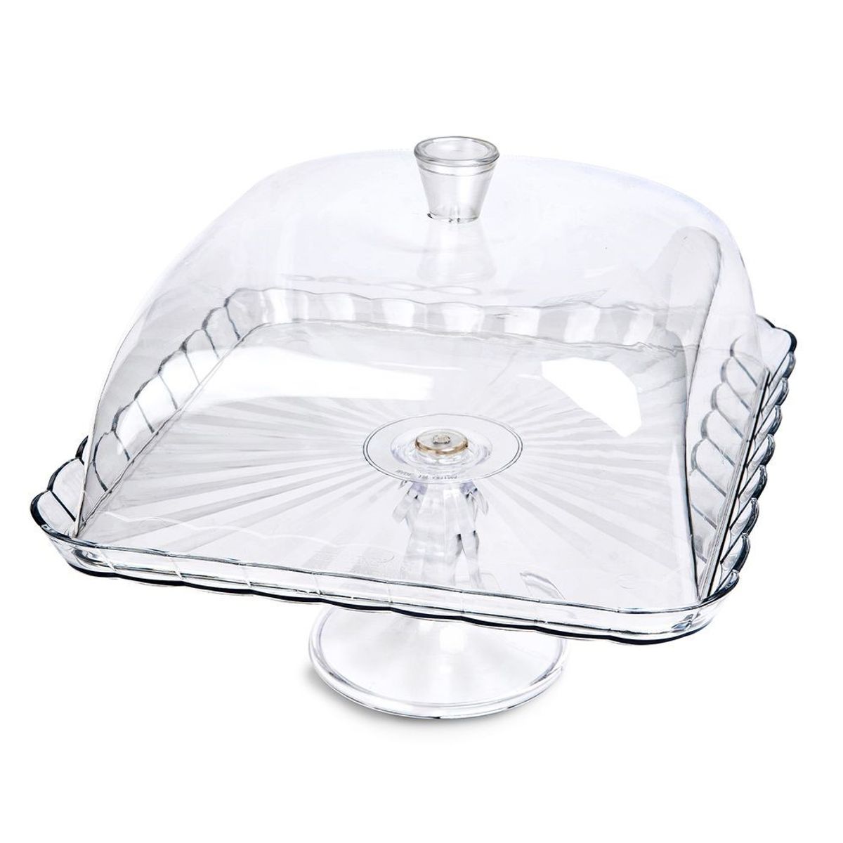 ICHIMATSU - Porta Torta de Acrílico con Tapa 30.5 cm