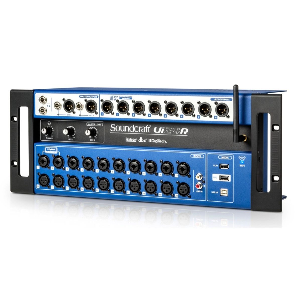 SOUNDCRAFT - Consola Mezcladora Digital Soundcraft Scr-5076585-01, 16 Canales, Con Conectividad Usb Y E