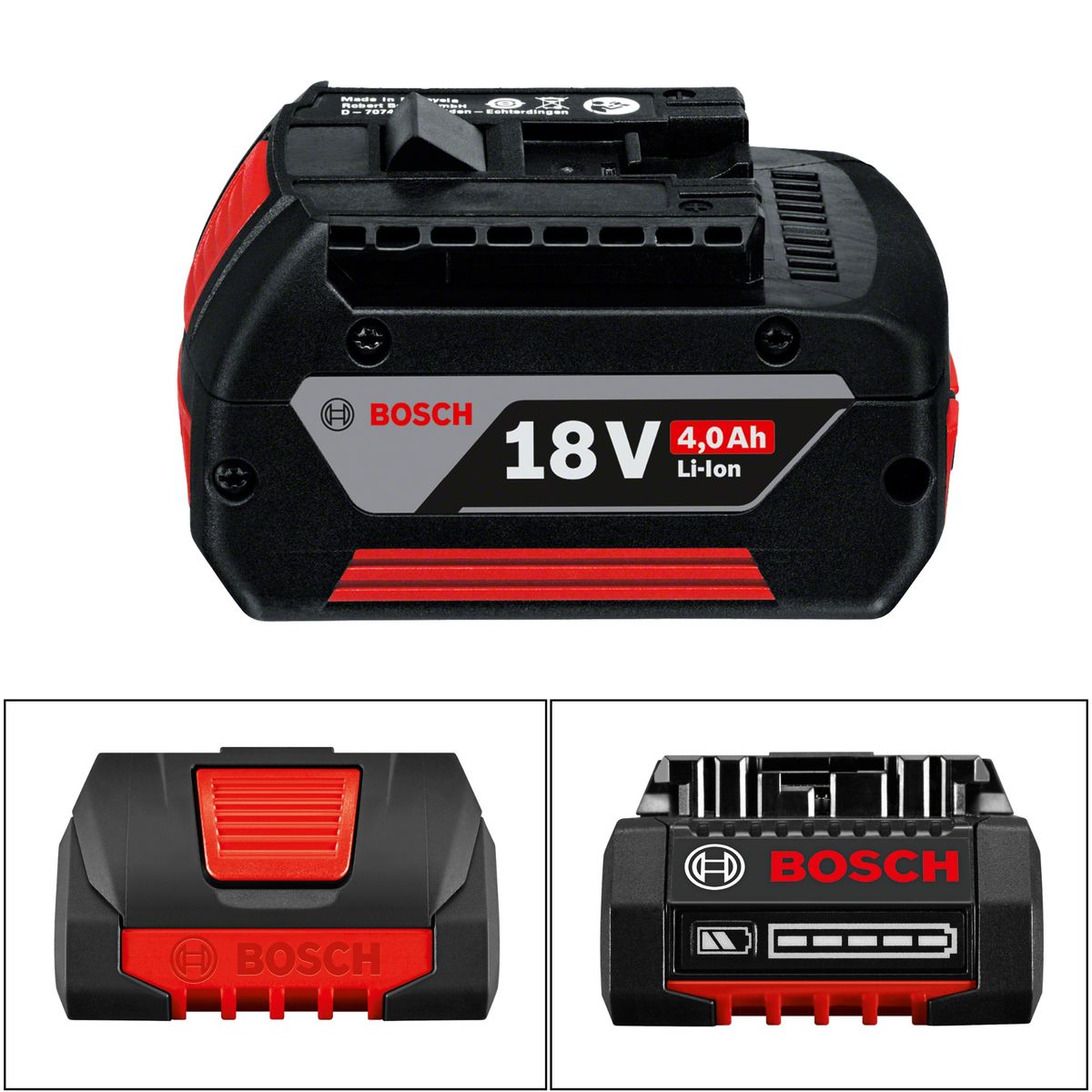 Bosch - 2 Baterías18V 4.0 Ah + Cargador GAL 18V-40 BOSCH