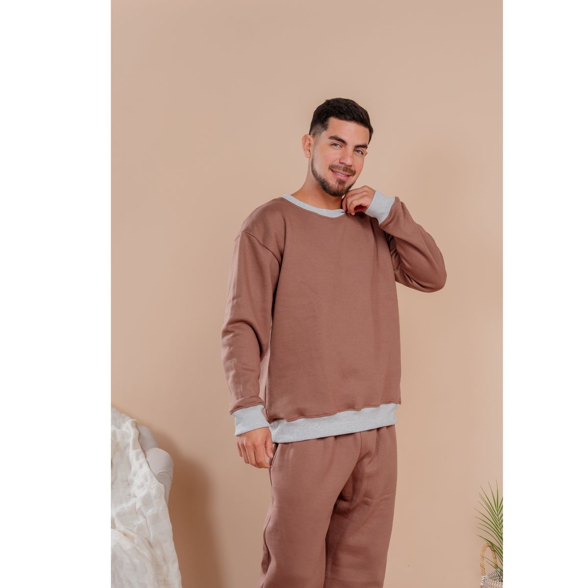 SOÑALIERE - Pijama de Hombre Afranelado Invierno