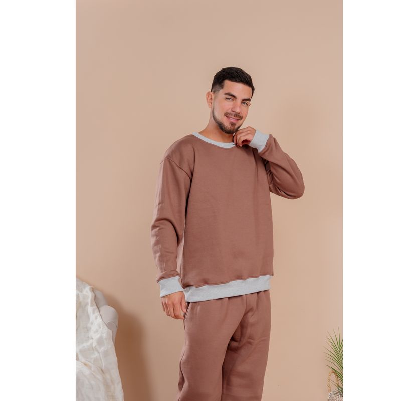 SOÑALIERE - Pijama de Hombre Afranelado Invierno
