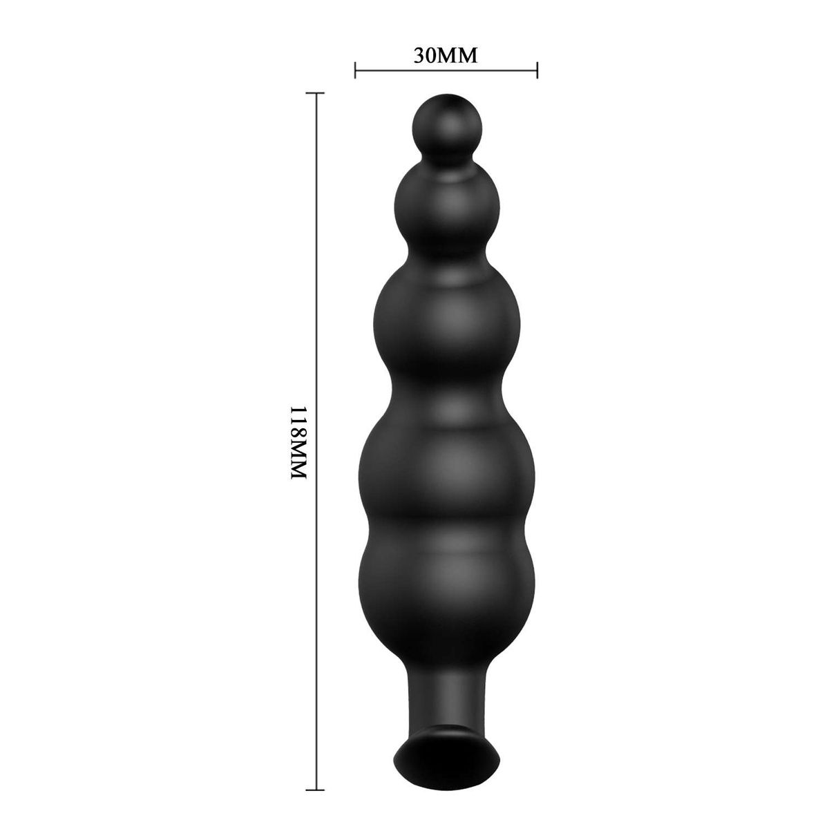 PRETTY LOVE - PLUG ANAL CON ESFERAS  SPECIAL STIMULATION 12 CM