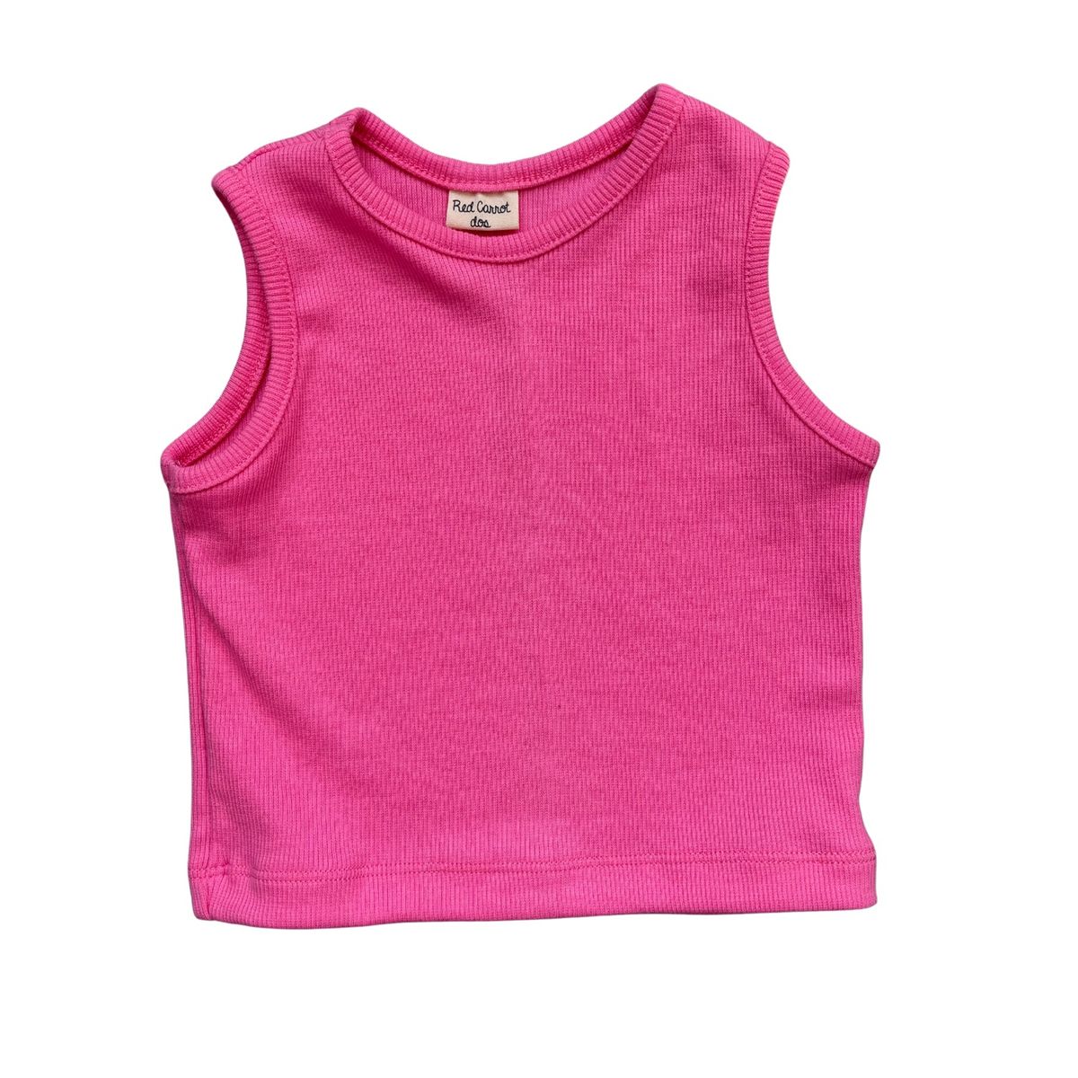 RED CARROT - Top de algodon color rosa