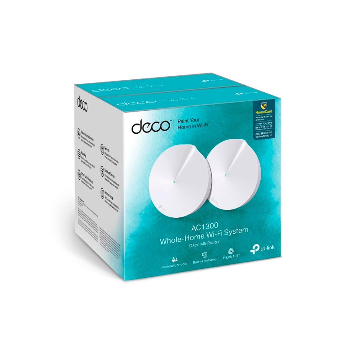 TP LINK - DECO TP-LINK WIFI SYSTEM M5-2 AC1300 -2 PACK