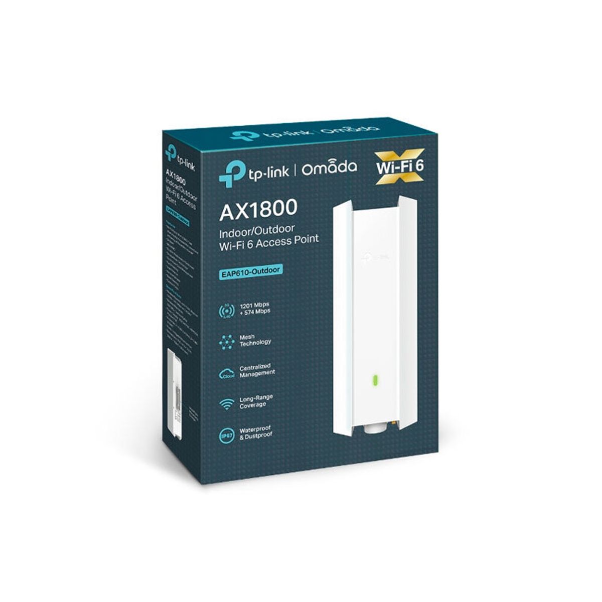 TP LINK - ACCESS POINT TP-LINK EAP610 AX1800 INDOOR OUTDOOR WIFI-6