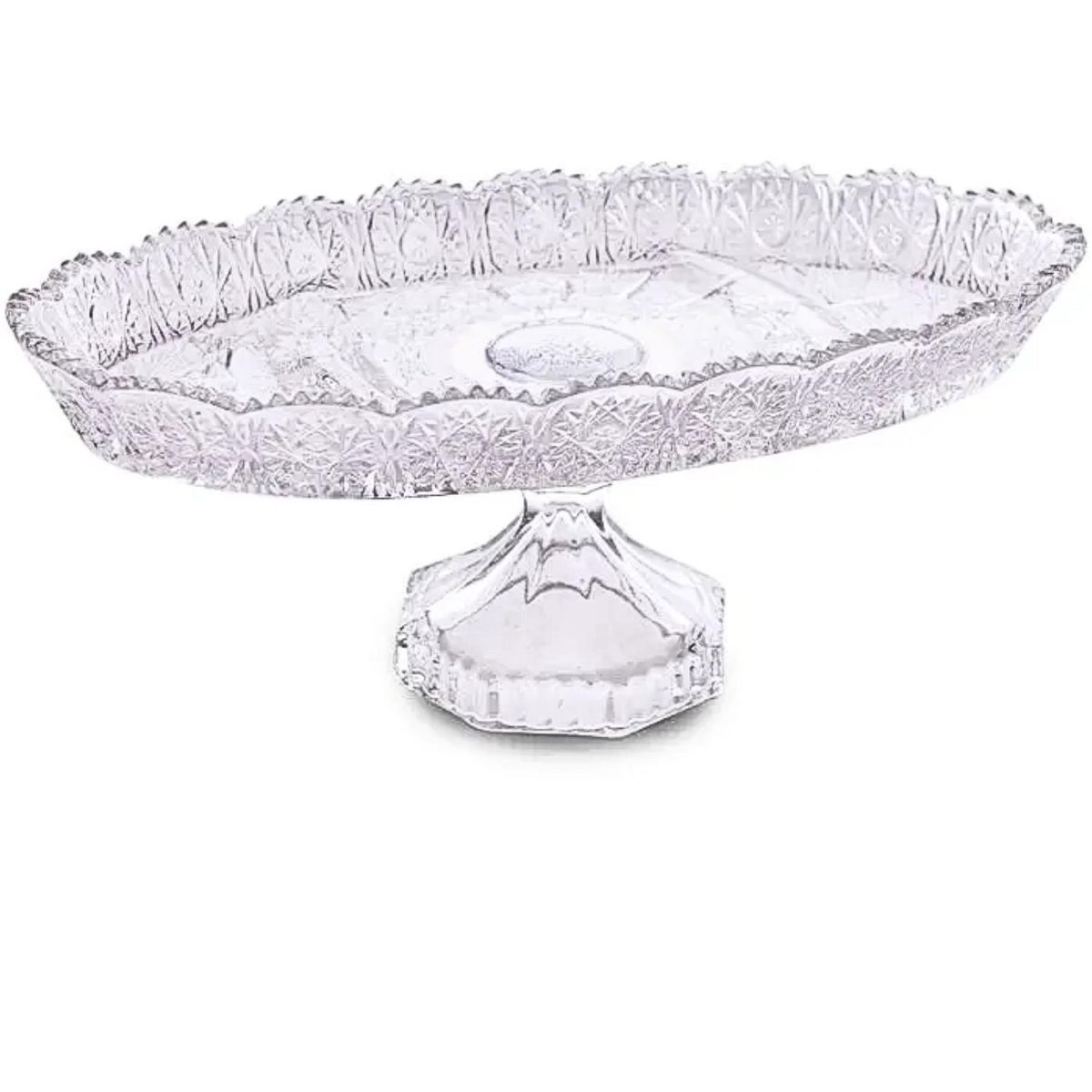 ICHIMATSU - Porta Torta de Vidrio Royal sin Tapa- ichimatsu