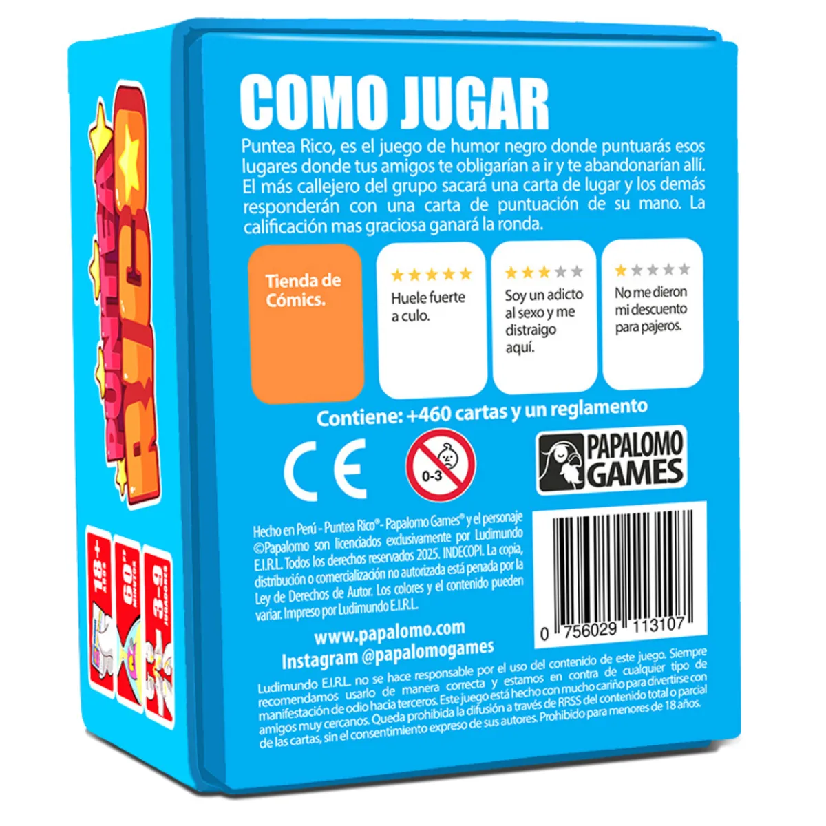 PAPALOMO GAMES - Juego de mesa Puntea Rico