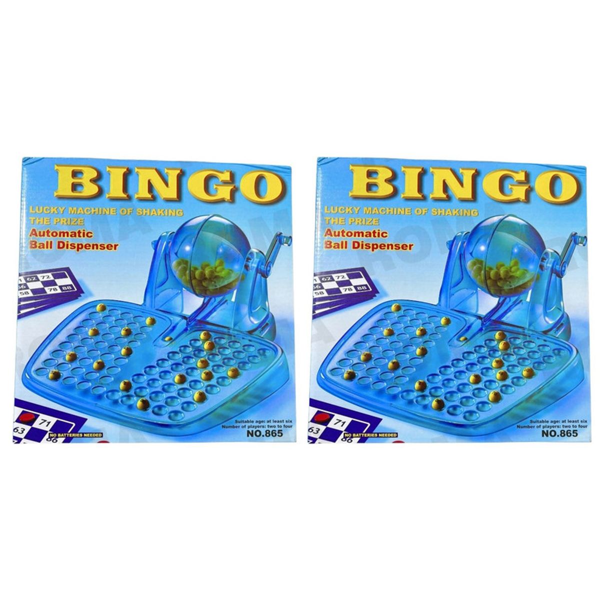 GENERICO - PACK 2 BINGO FAMILIAR CLÁSICO - JUEGO