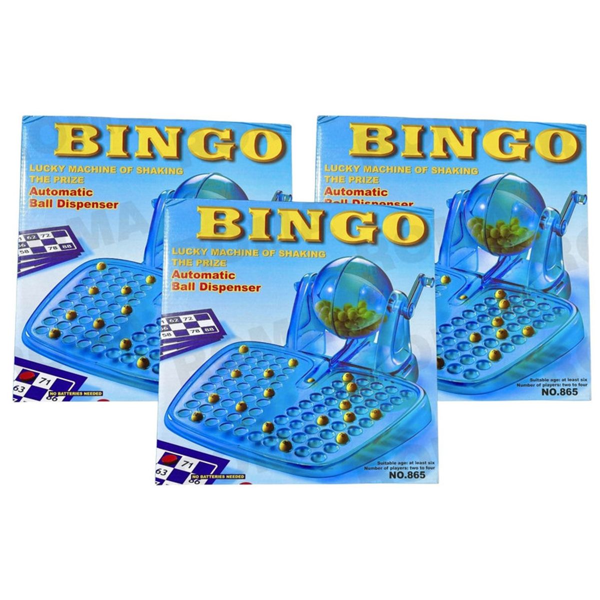 GENERICO - PACK 3 BINGO FAMILIAR CLÁSICO - JUEGO