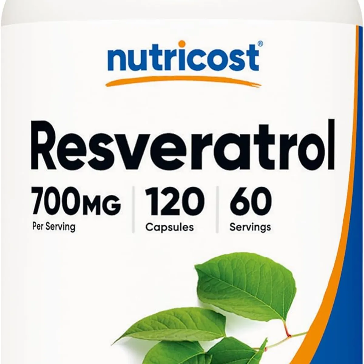 NUTRICOST - Resveratrol 700 mg Nutricost 120 cápsulas