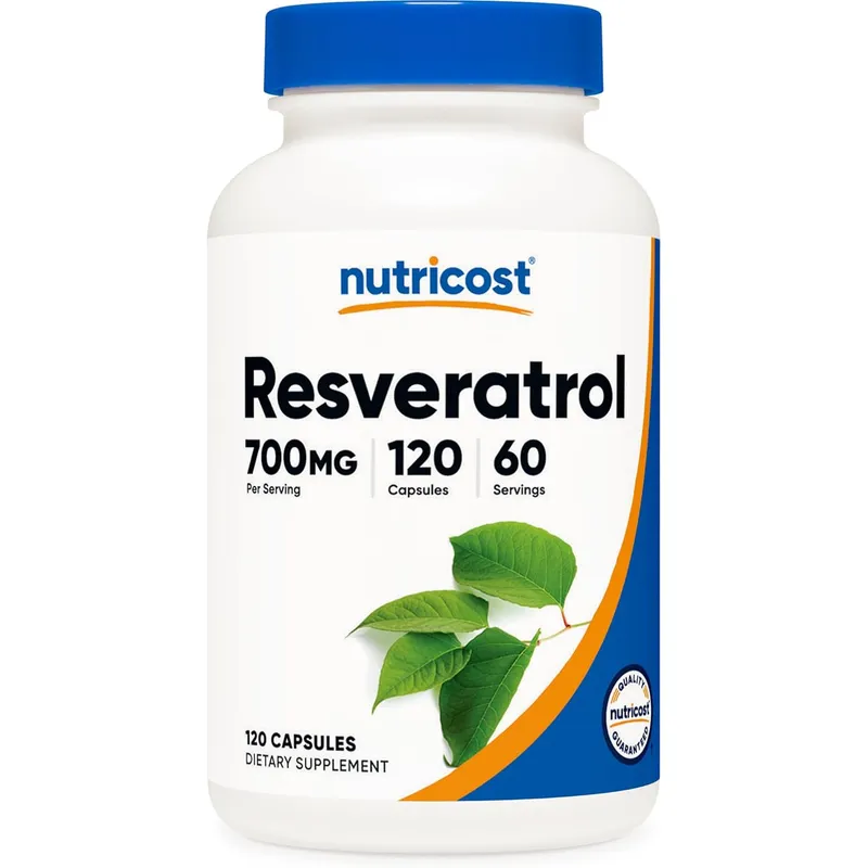 NUTRICOST - Resveratrol 700 mg Nutricost 120 cápsulas