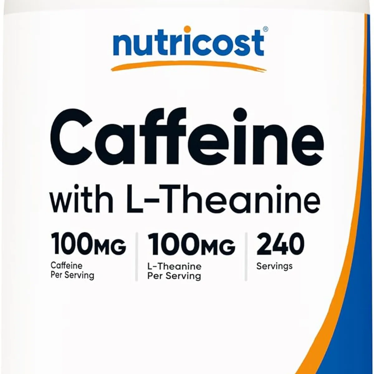 NUTRICOST - Nutricost Cafeína Con L-teanina 240 Cápsulas