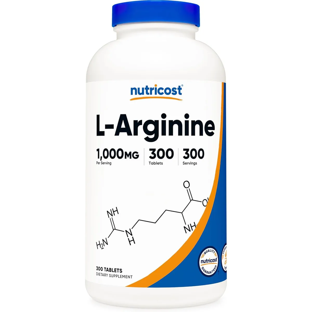 NUTRICOST - L Arginina Arginine 1000 mg Tabletas