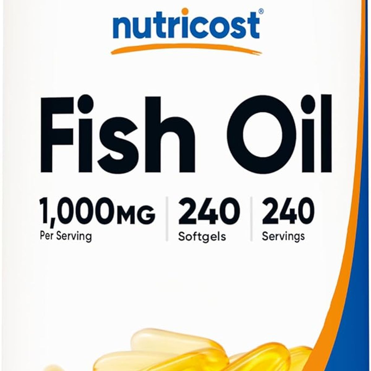 NUTRICOST - Fish Oil 240 Capsulas Gel Aceite de Pescado