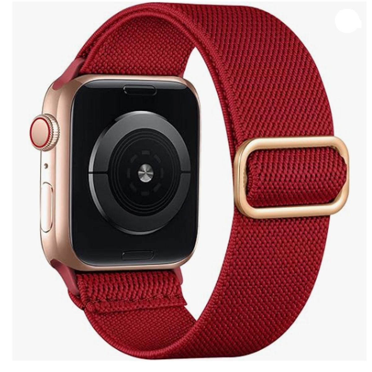 GENERICO - Correa Nylon Clásica para Apple Watch 44mm - Rojo
