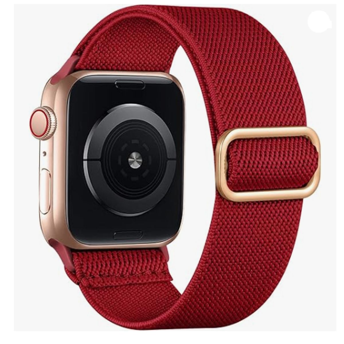 GENERICO - Correa Nylon Clásica para Apple Watch 44mm - Rojo