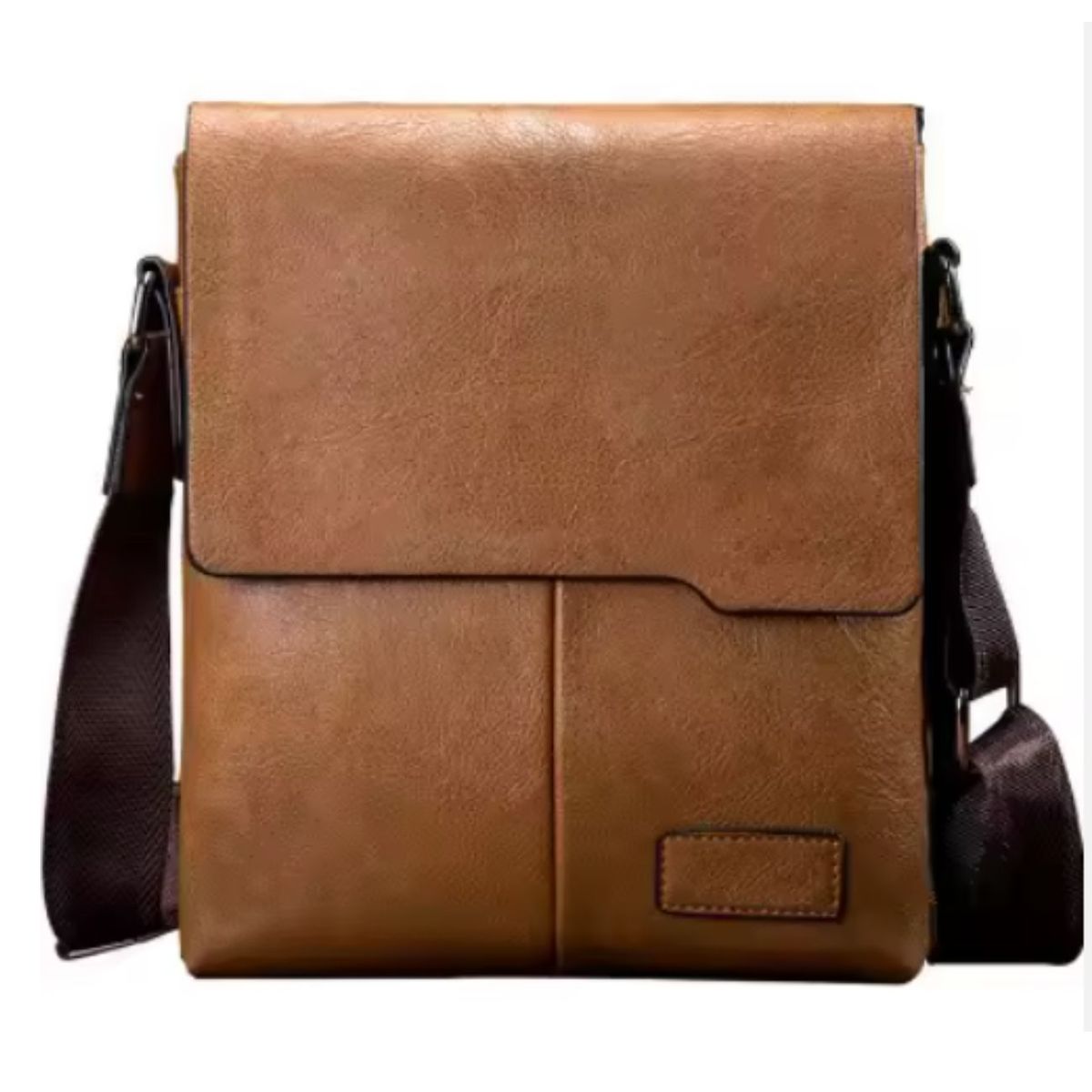 GENERICO - Bolso de Hombre mediano cuero PU