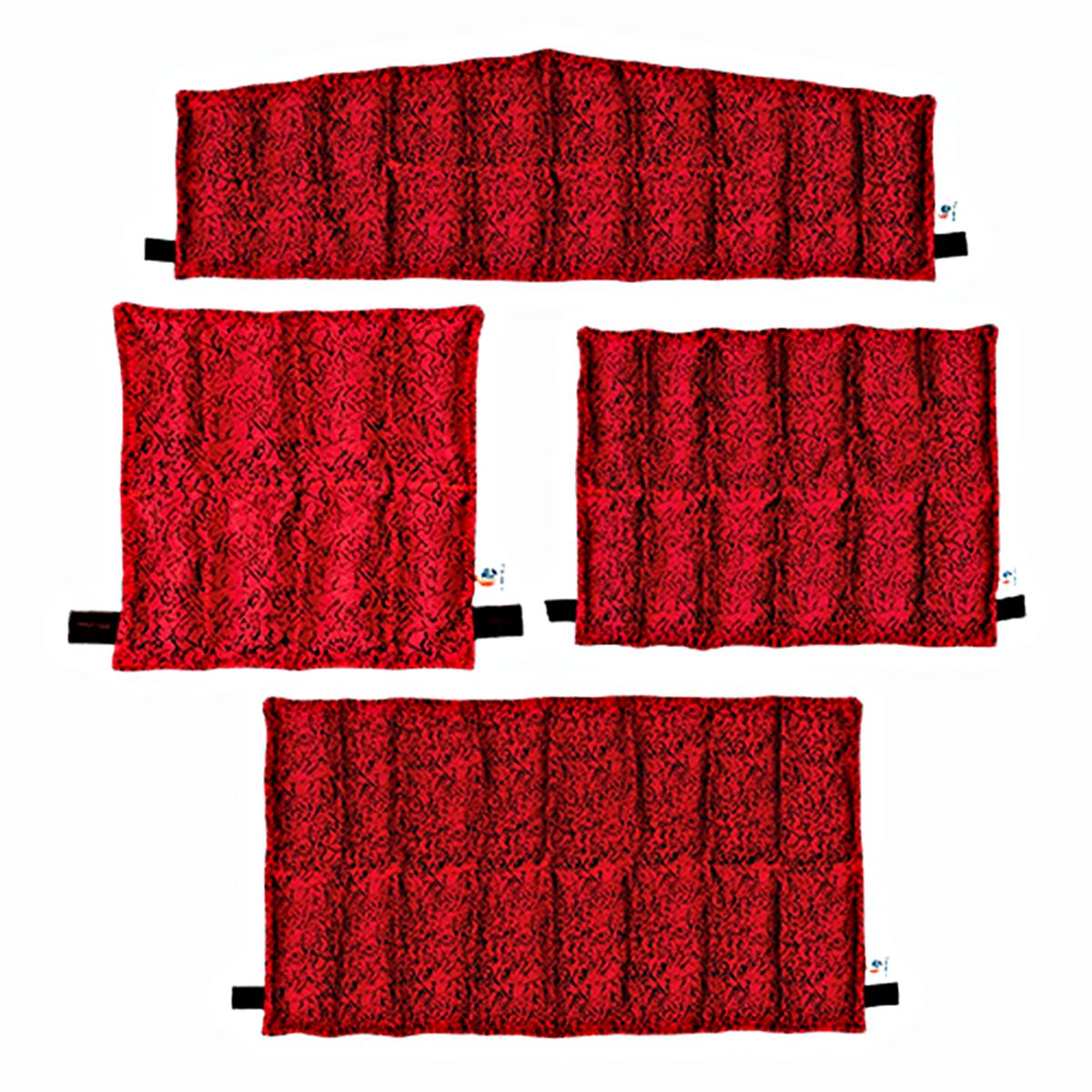 DOLPHIN - Compresas De Semillas  terapéuticas Aromáticas set de 4 piezas + bolso