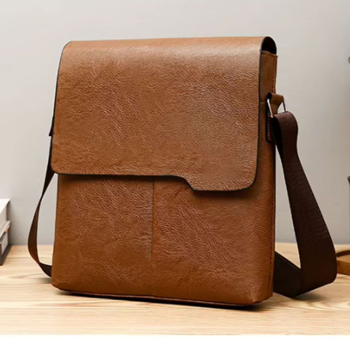 GENERICO - Bolso Small para hombre cuero PU Elegante-