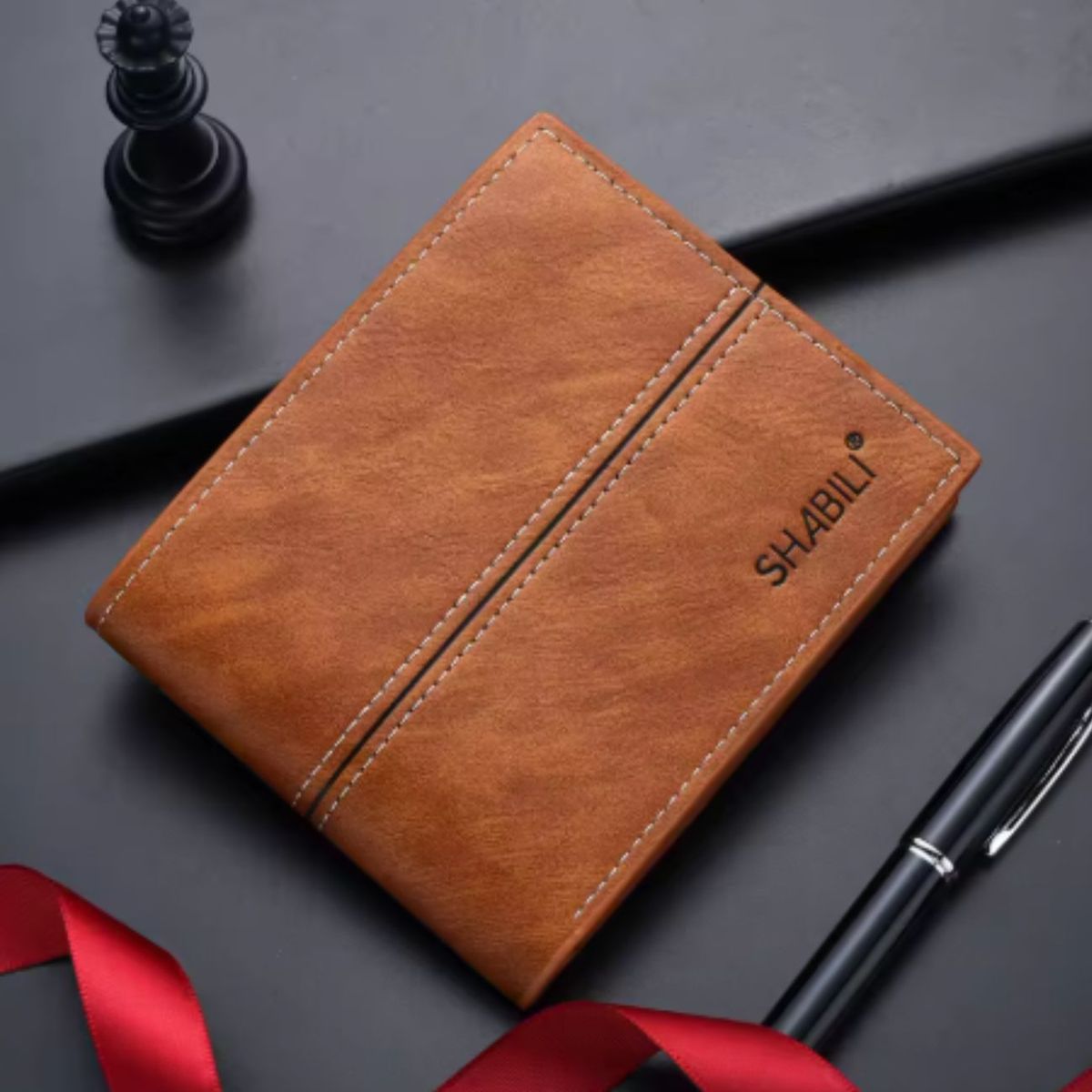 GENERICO - Billetera  ejecutiva moderna para hombre con cierre de lujo.