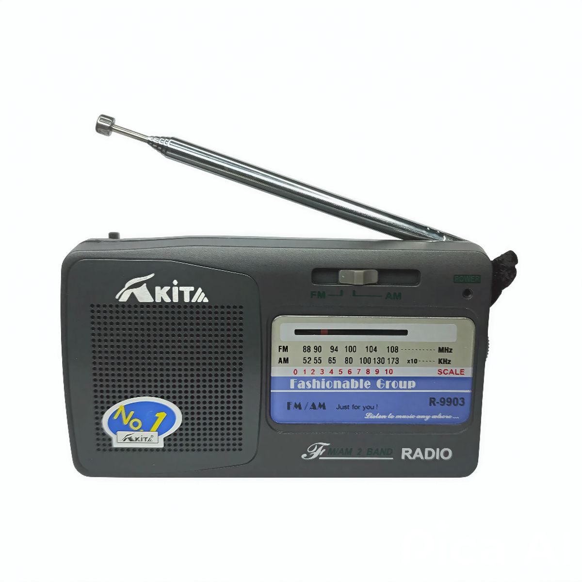 AKITA - Radio Portátil  A Pilas AM/FM  AKITA  AK-R9903