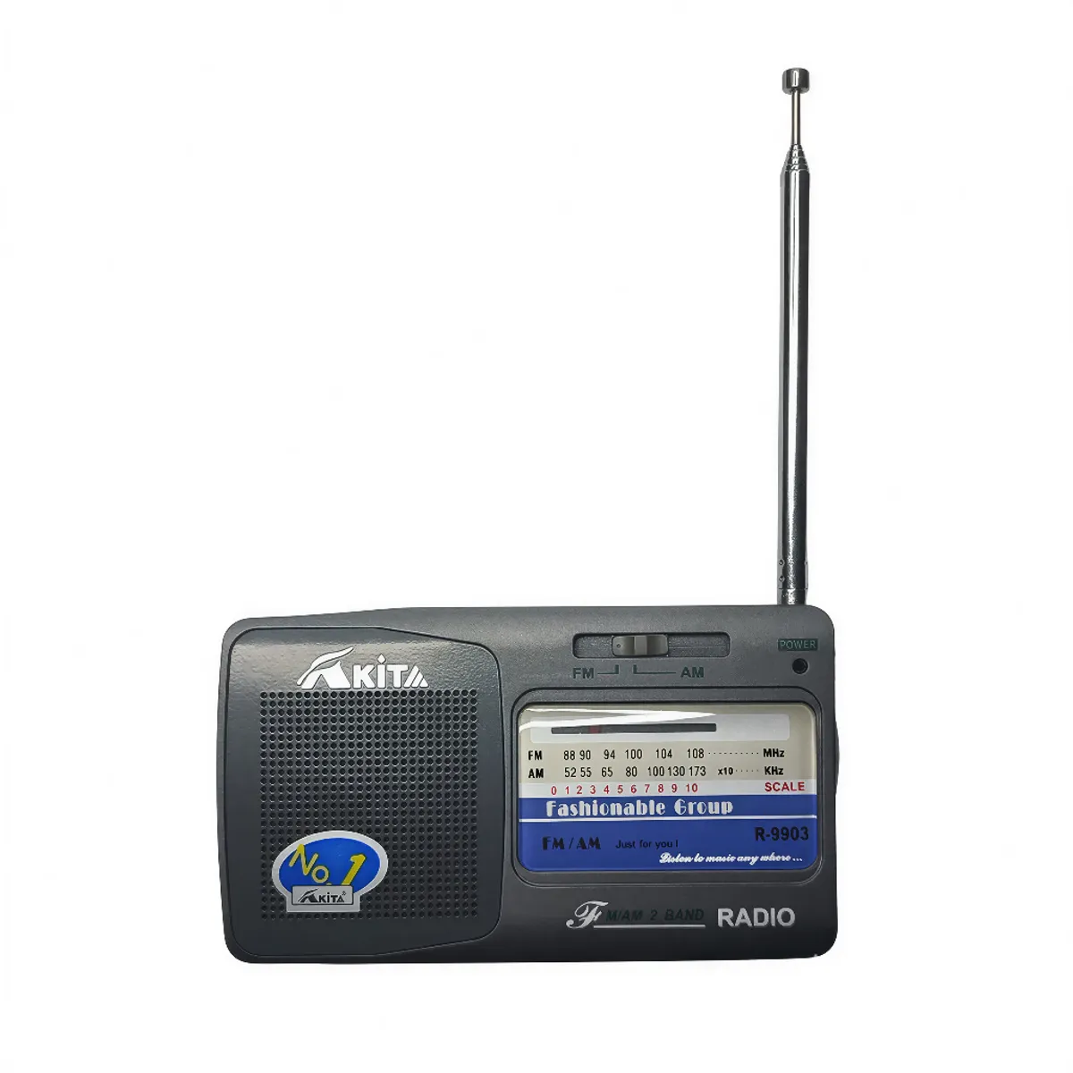 AKITA - Radio Portátil  A Pilas AM/FM  AKITA  AK-R9903