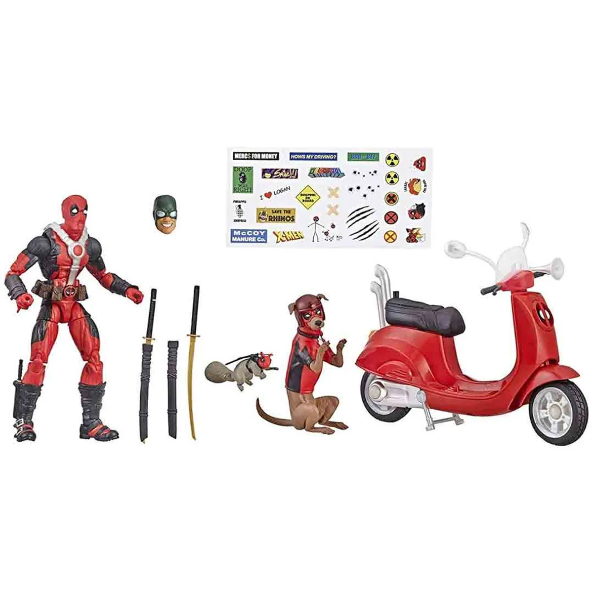HASBRO - Marvel Legends Deadpool con Moto