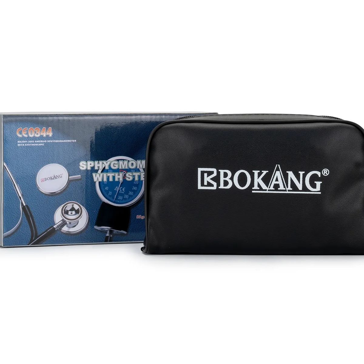 BOKANG - Tensiómetro Manual Aneroide con Estetoscopio BOKANG Negro