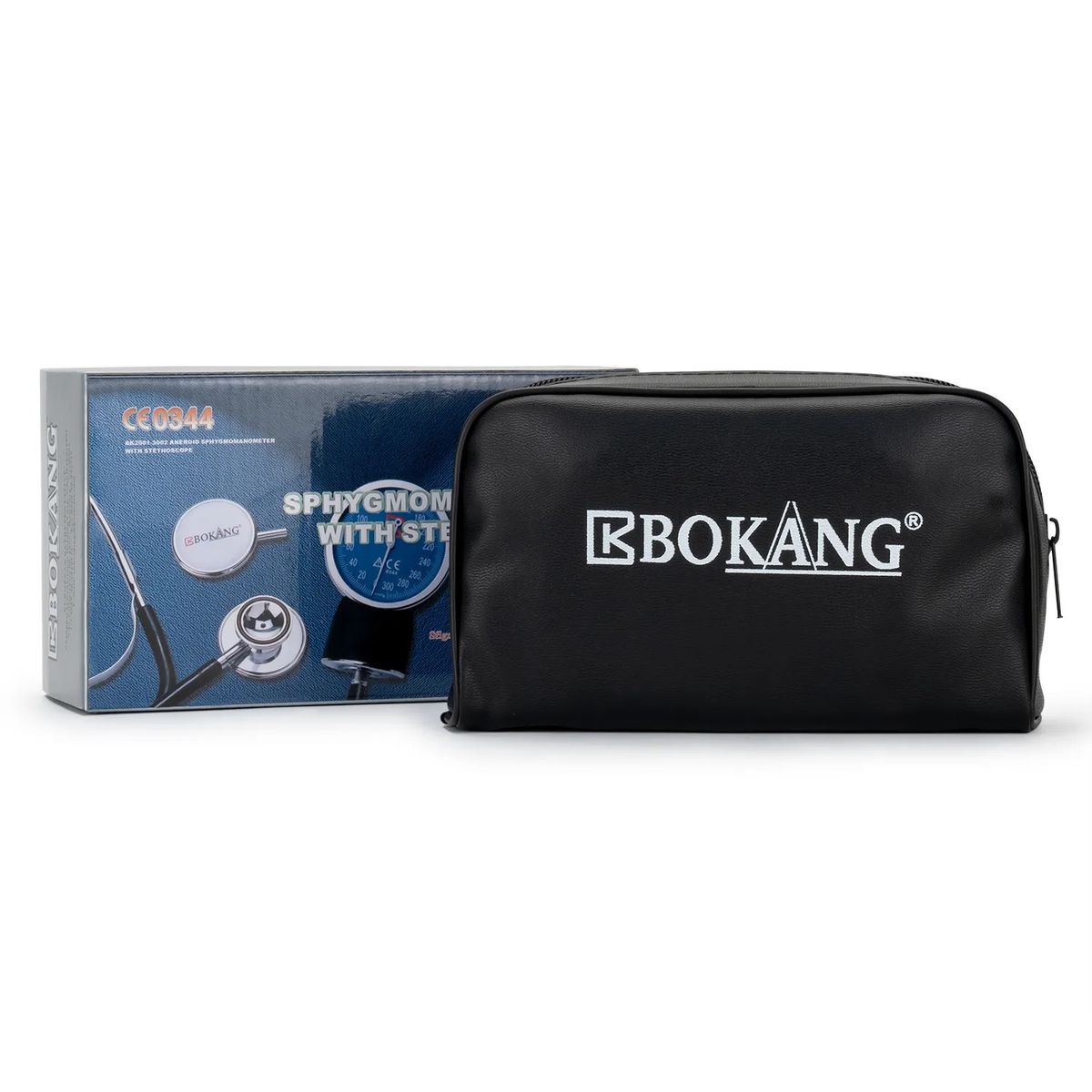 BOKANG - Tensiómetro Manual Aneroide con Estetoscopio BOKANG Negro