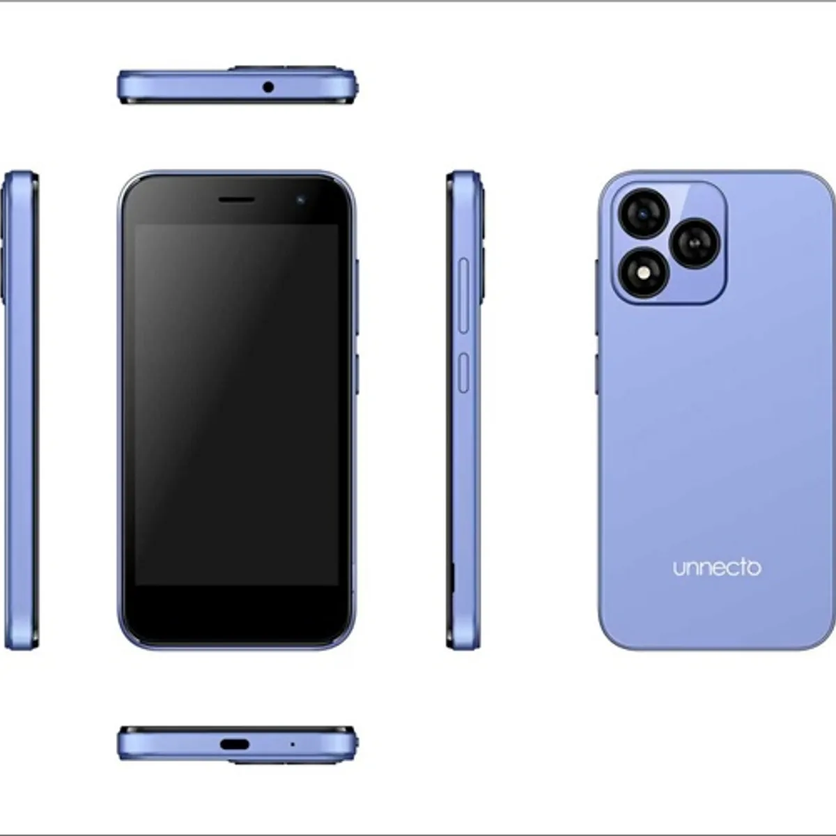 UNNECTO - CELULAR UNNECTO BOLT ONE 4GB 2GB + 2GB 32GB AZUL  ANDROID 14 TIPO C