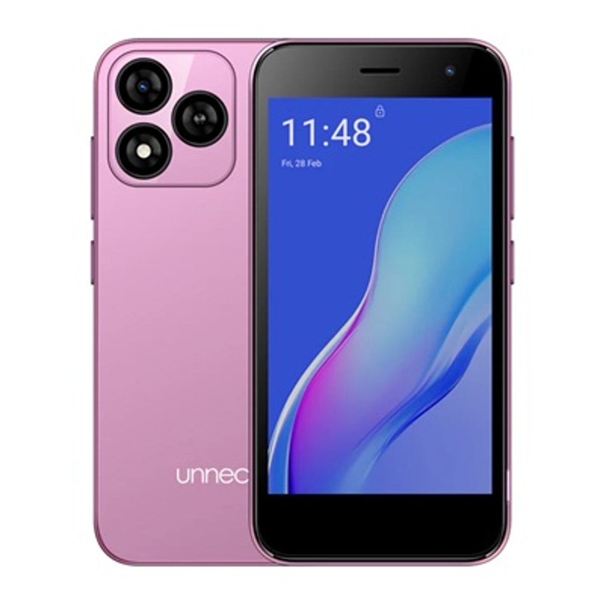UNNECTO - CELULAR UNNECTO BOLT ONE 4GB 2GB + 2GB 32GB ROSADO  ANDROID 14 TIPO C