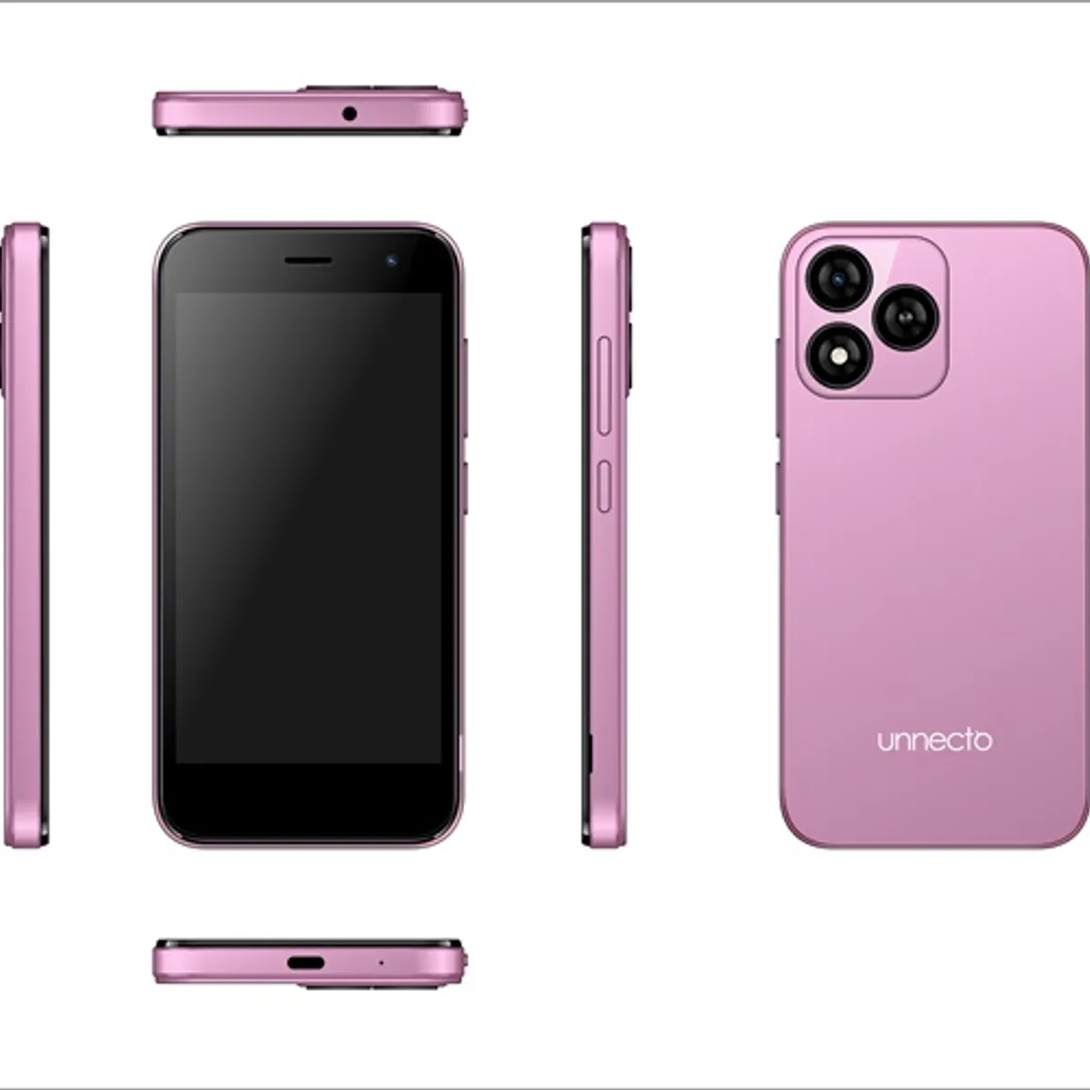 UNNECTO - CELULAR UNNECTO BOLT ONE 4GB 2GB + 2GB 32GB ROSADO  ANDROID 14 TIPO C