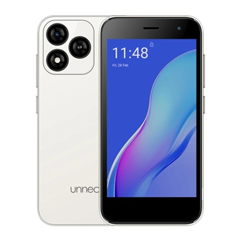 UNNECTO - SMARTPHONE / TELEFONO UNNECTO BOLT 1 UB010 DS 4GB (2GB + 2GB) /32GB/  LUNAR WHITE/ ANDROID 14/ TIPO C
