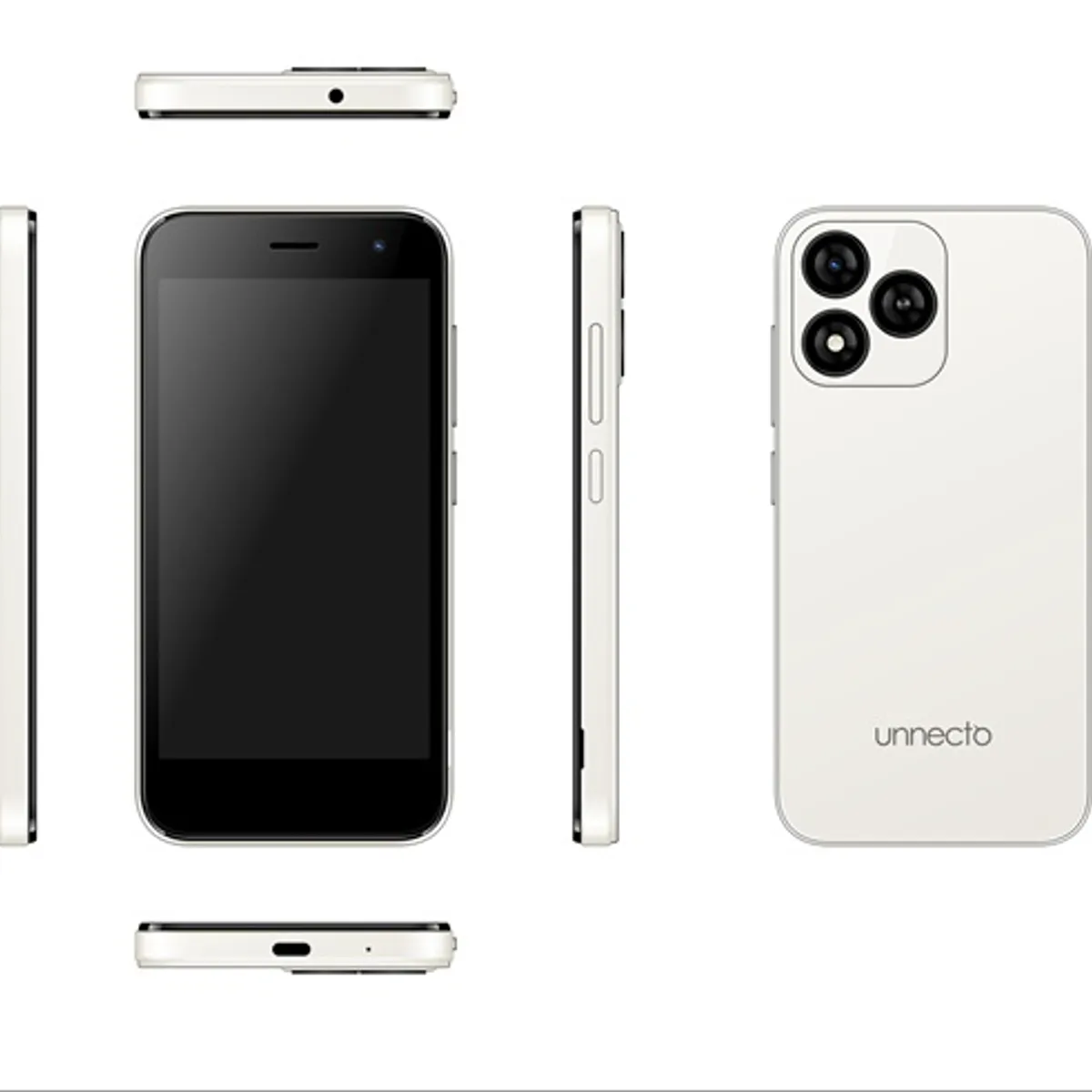 UNNECTO - CELULAR UNNECTO BOLT ONE 4GB (2GB + 2GB) 32GB BLANCO LUNAR  / ANDROID 14/ TIPO C