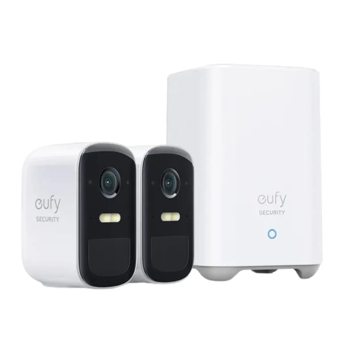 EUFY - Kit de 2 Cámaras de Seguridad eufyCam 2C 1080p HD, IP67 - T88311D1