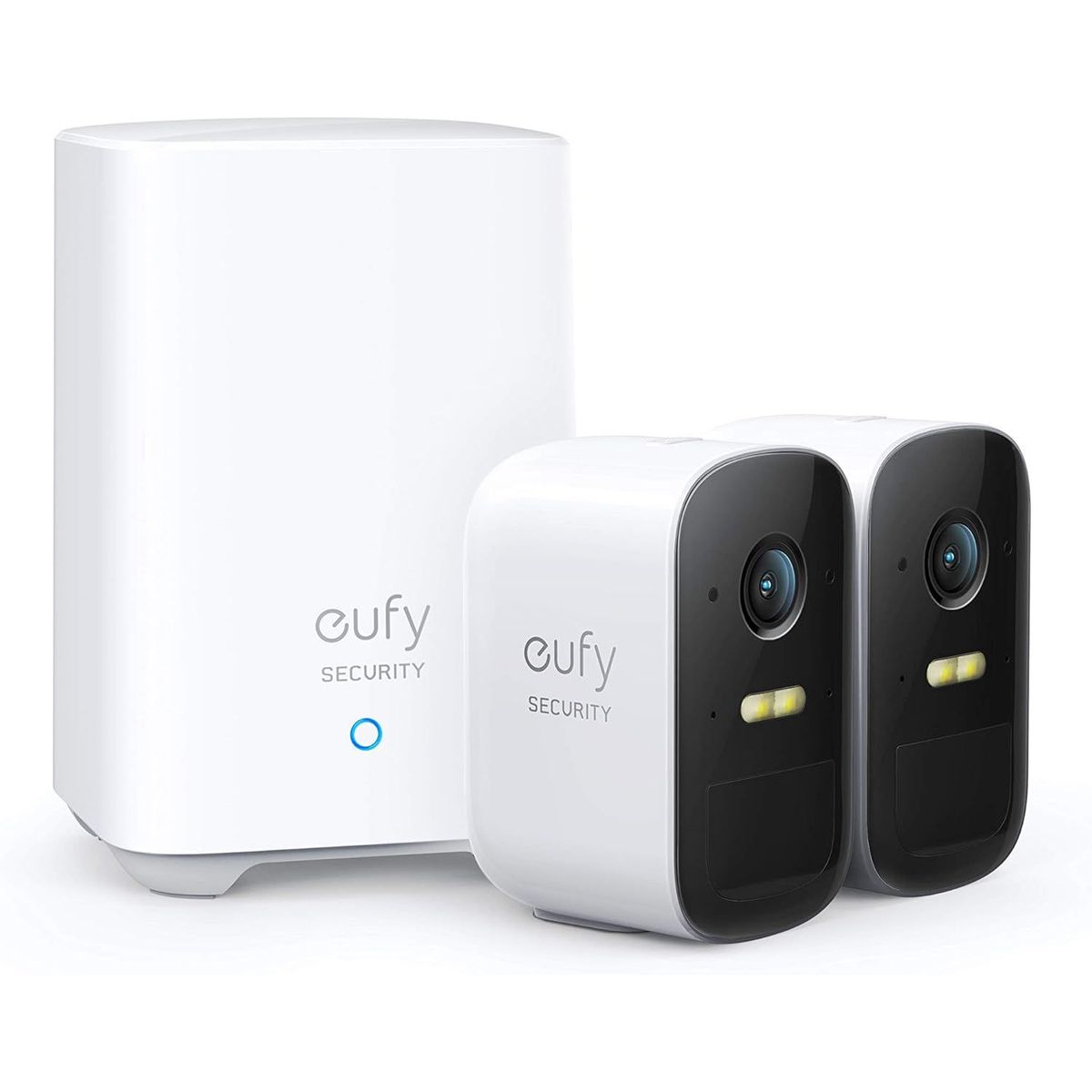 EUFY - Kit de 2 Cámaras de Seguridad eufyCam 2C 1080p HD, IP67 - T88311D1