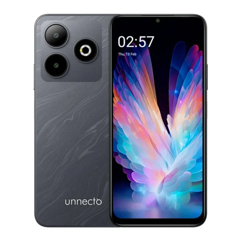 UNNECTO - SMARTPHONE UNNECTO BOLT 10 DS 12GB (4GB+ 8GB ) /128GB/ DARK GREY/5000 mAh/ 6.56"/ NFC/ ANDROID 14