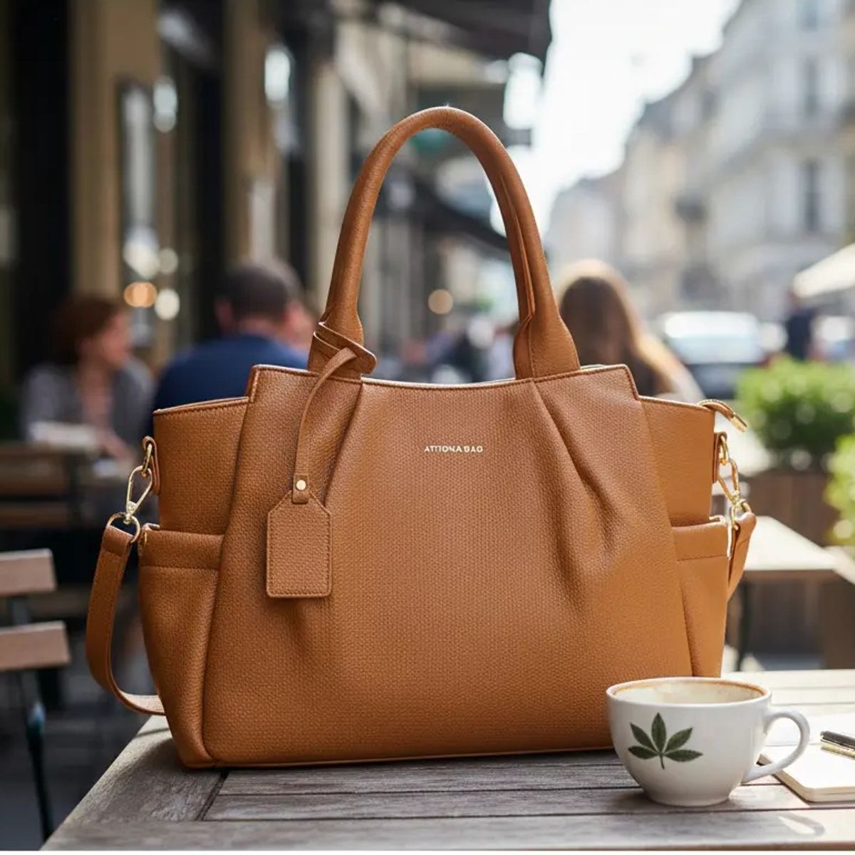 GENERICO - Cartera Bolso A4 + Cartera Baguette ATHENA BAG