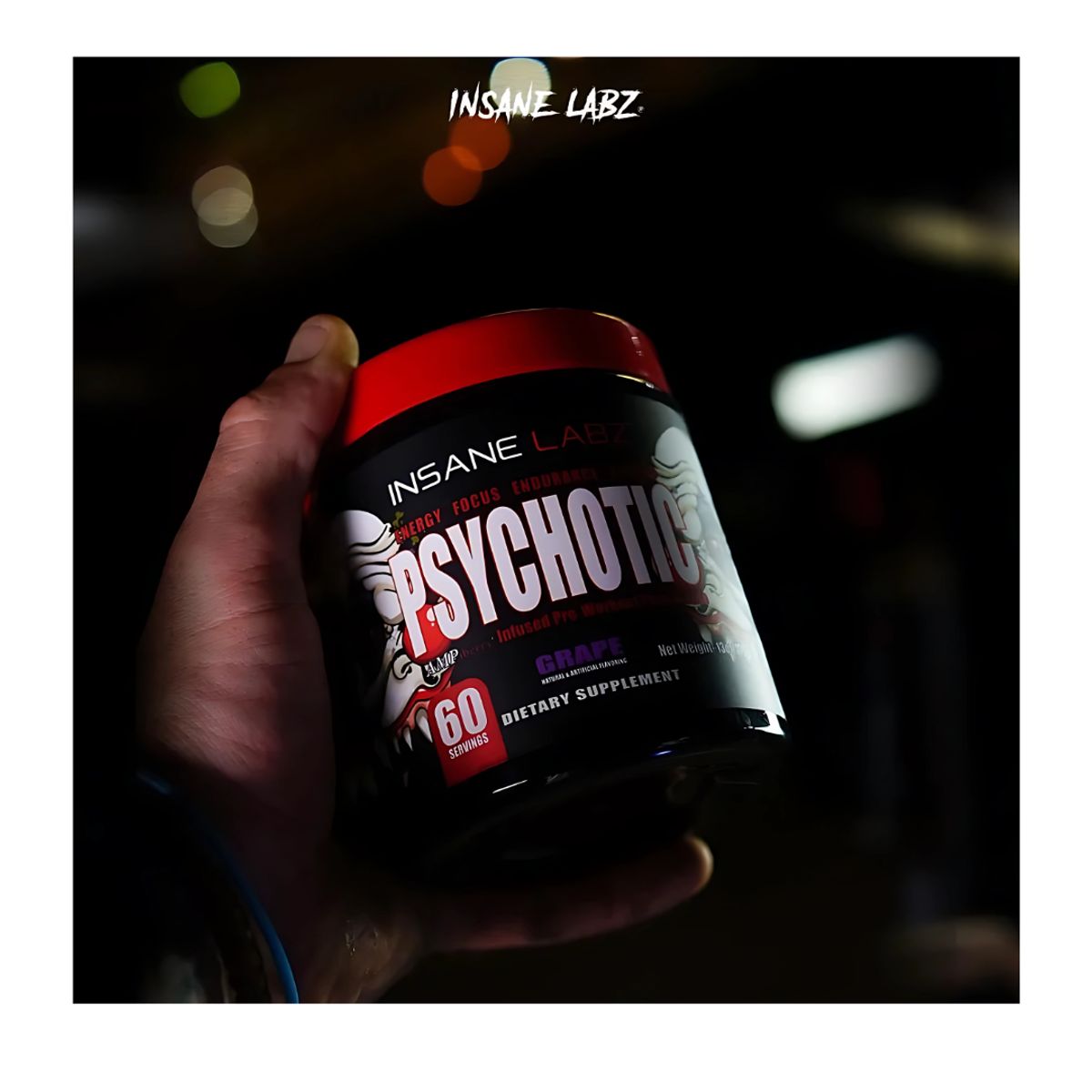 INSANE LABZ - Psychotic Rojo 60 servicios - Fruit Punch ( Psychotic Red )