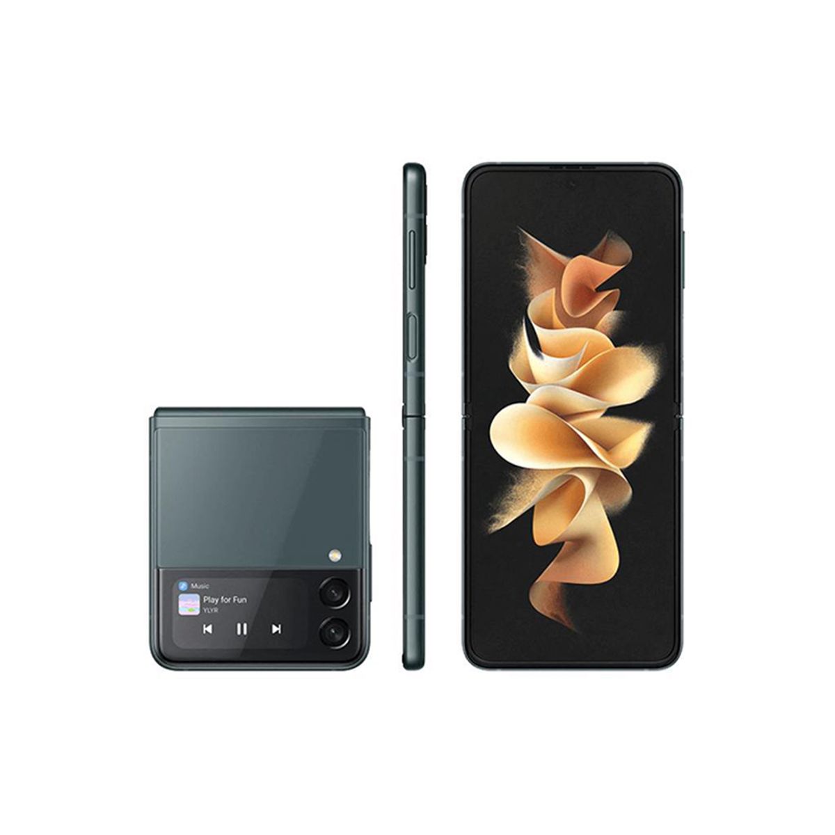 SAMSUNG - SAMSUNG Galaxy Z Flip 3 5G 128GB  Verde SM-F711U Reacondicionado Grado A