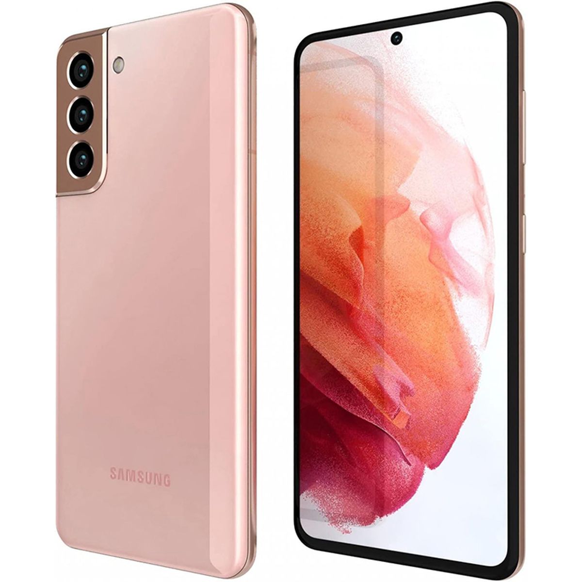 SAMSUNG - SAMSUNG Galaxy S21 5G 128GB Rosa SM-G991U Reacondicionado Grado A