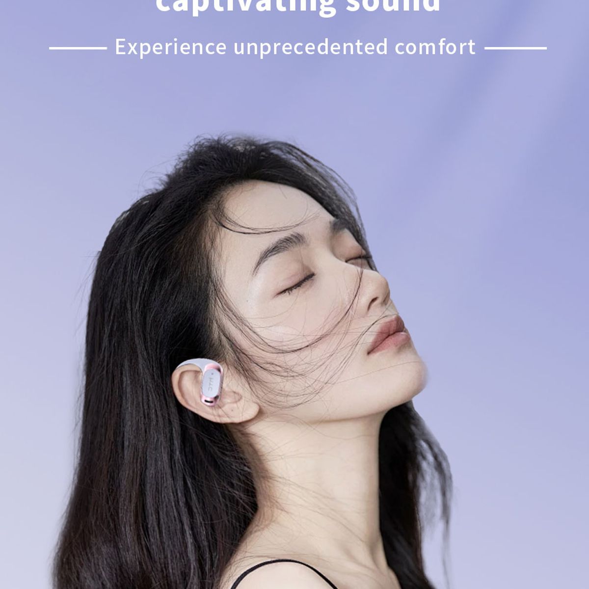 HTC - Auriculares Bluetooth inalámbricos HTC NE28 Negro