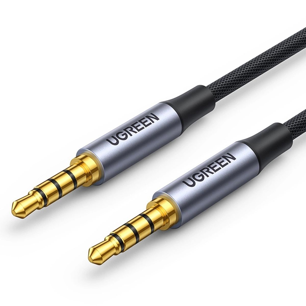 UGREEN - Cable Audio Auxiliar 5m TRRS Ugreen 3.5mm Nylon AV183 - 90788