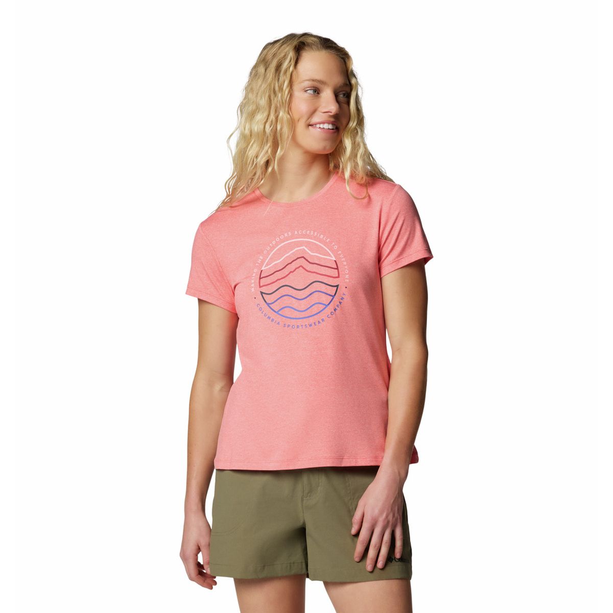 COLUMBIA - Polo Columbia Mujer Sloan Ridge™ Rosado COLUMBIA