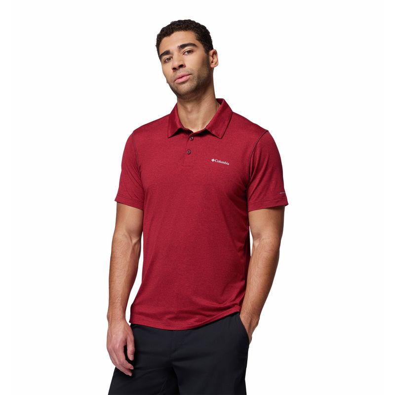 COLUMBIA - Polo Columbia Hombre Tech Trail™ Guinda COLUMBIA